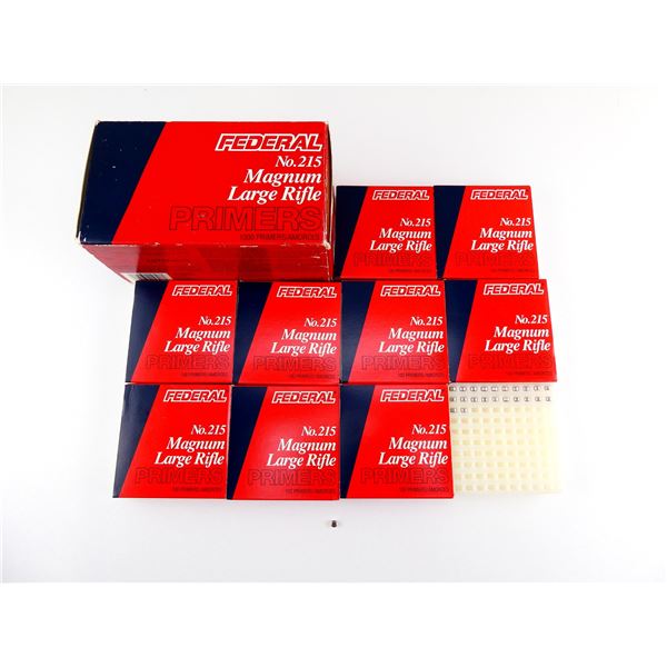 FEDERAL NO.215 MAGNUM LARGE RIFLE PRIMERS LOT