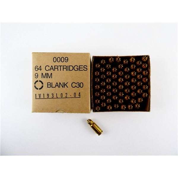 CANADIAN MILITARY 9MM LUGER BLANKS LOT