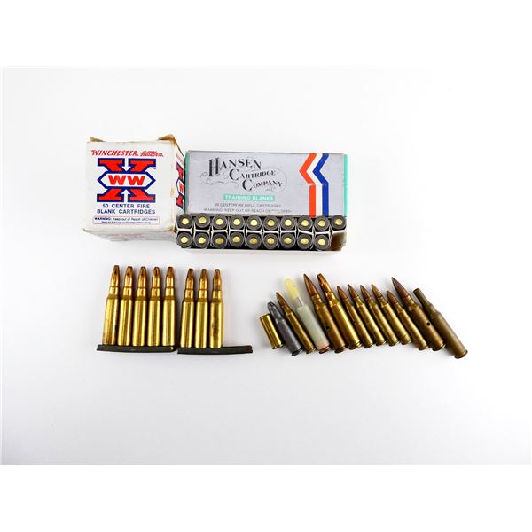 ASSORTED BLANKS AND DUMMY RNDS LOT