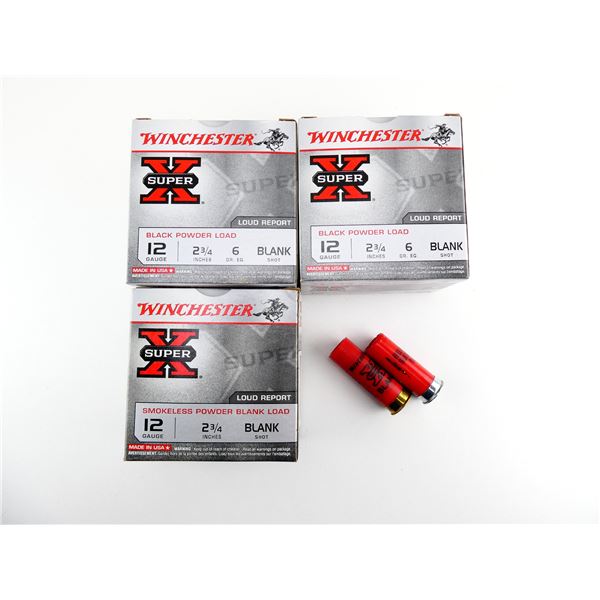 WINCHESTER 12 GAUGE 2 3/4" BLANKS LOT