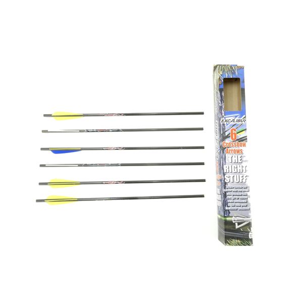 NEW EXCALIBUR 20" FIREBOLT CARBON ARROWS LOT