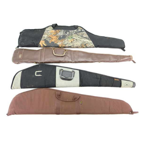 ASSORTED SOFT PADDED RIFLE CASES LOT