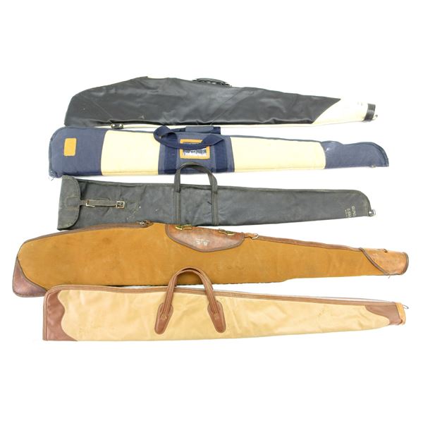 ASSORTED SOFT PADDED RIFLE CASES LOT