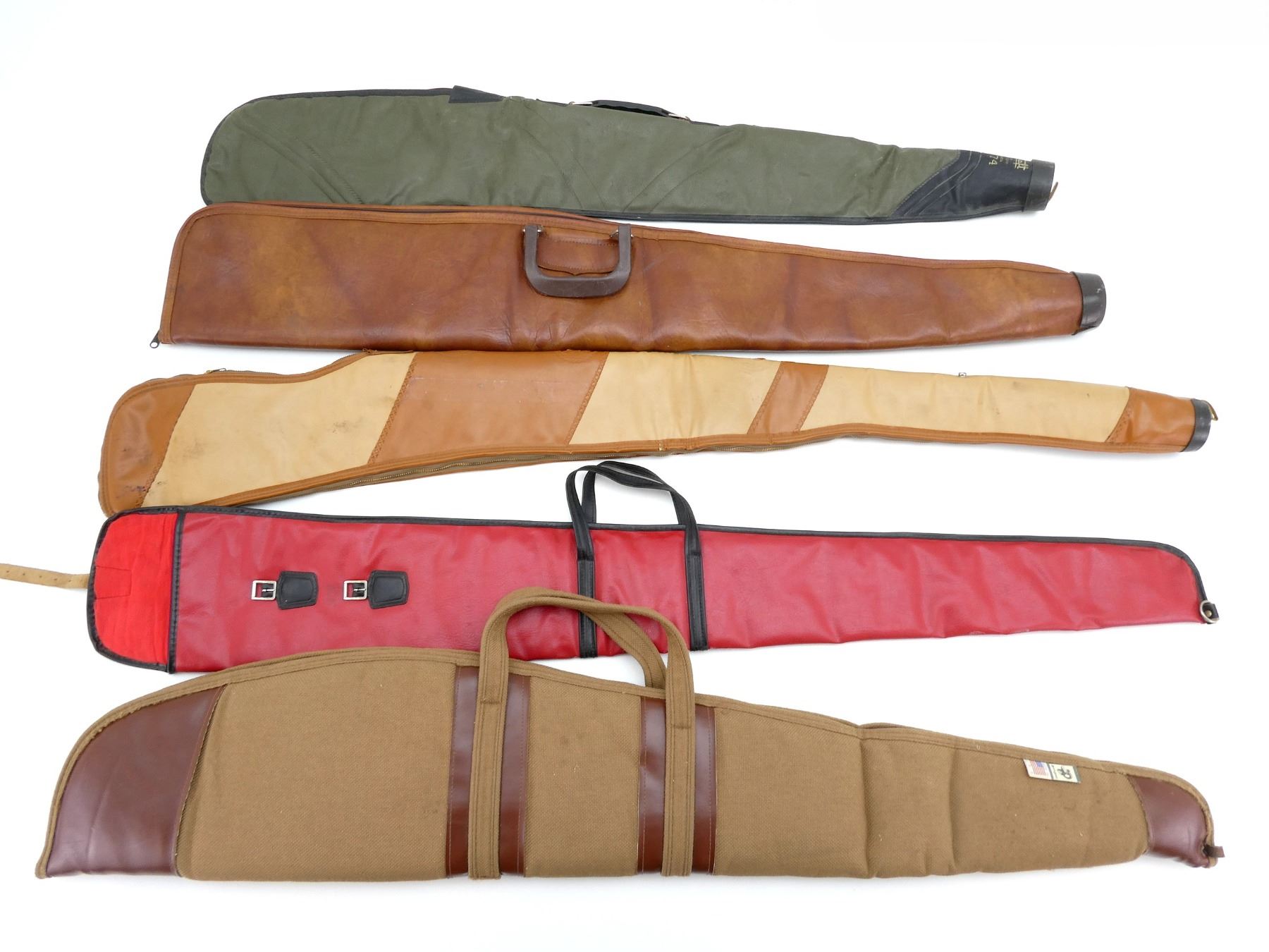 ASSORTED SOFT PADDED RIFLE CASES LOT