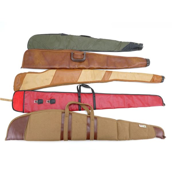 ASSORTED SOFT PADDED RIFLE CASES LOT
