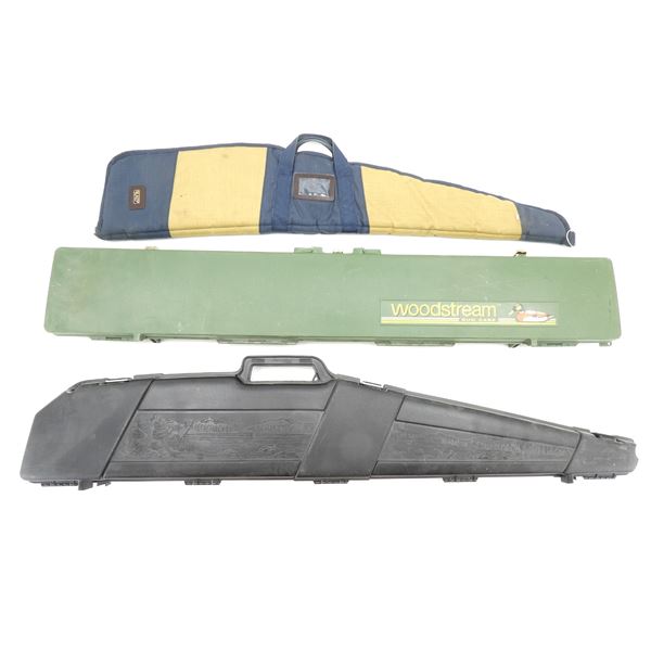 ASSORTED HARD PADDED AND SOFT PADDED RIFLE CASES LOT