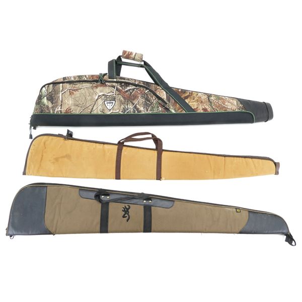 ASSORTED SOFT PADDED RIFLE CASES GUN CASE LOT