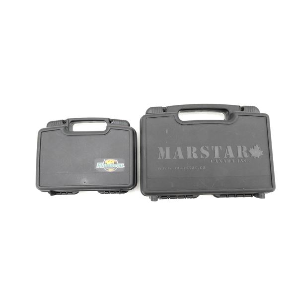 ASSORTED HARD PADDED HANDGUN CASES LOT