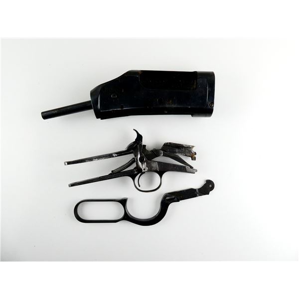 WINCHESTER 1897 RECEIVER AND ASSORTED WINCHESTER PARTS LOT