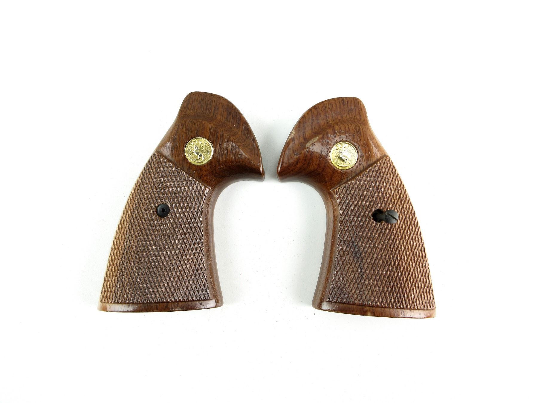 Python Wood Handle COLT PYTHON WOOD GRIP LOT