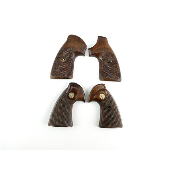 COLT AND HARRETT'S PYTHON WOOD GRIP LOT