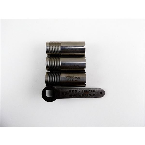 ASSORTED REMINGTON 12 GAUGE CHOKE AND WRENCH LOT