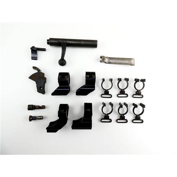 ASSORTED PARTS AND SCOPE RING LOT