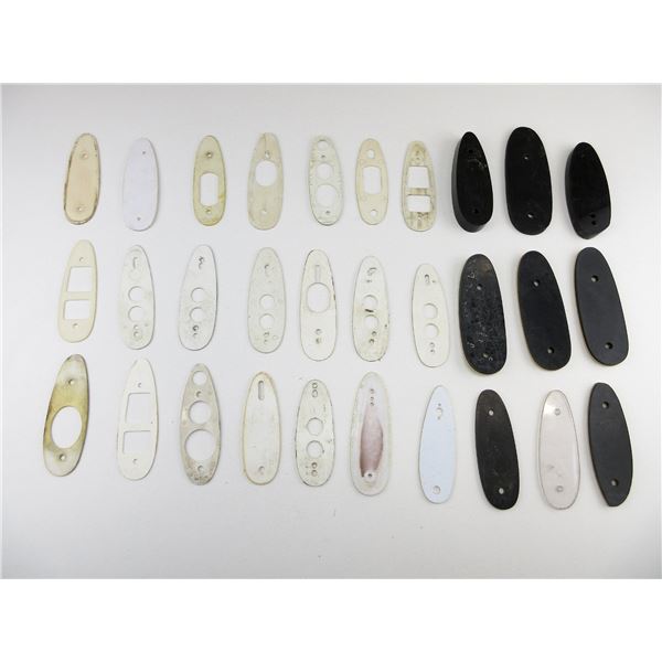 ASSORTED BUTT PLATE SPACERS LOT