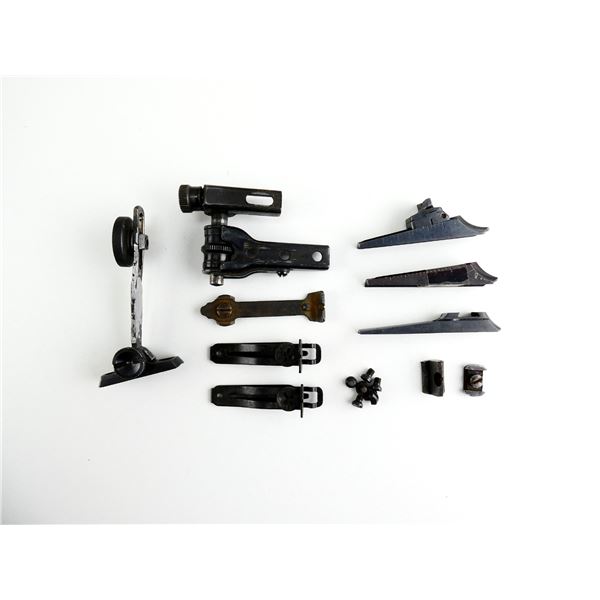 ASSORTED RIFLE SIGHT PARTS LOT