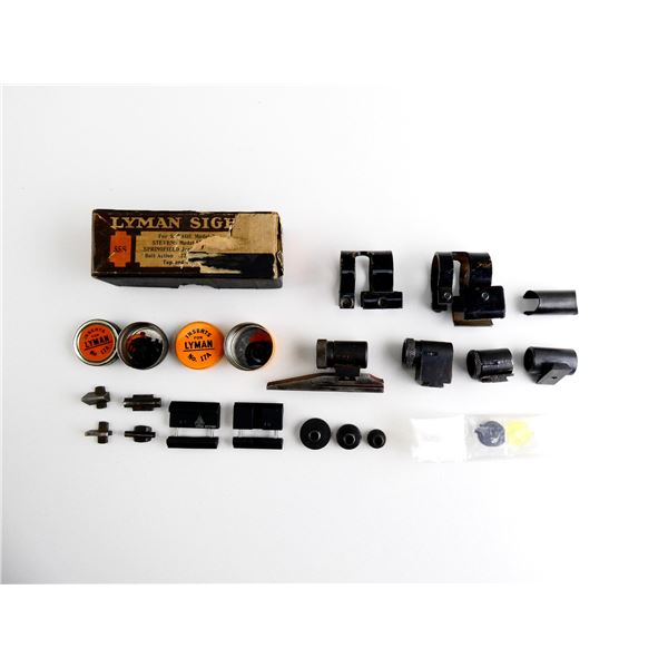 ASSORTED GLOBE FRONT SIGHT INSERT / ETC. LOT