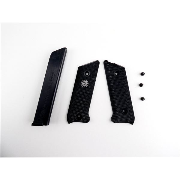 RAMLINE RUGER STANDARD .22 LR MAGAZINE AND GRIP LOT