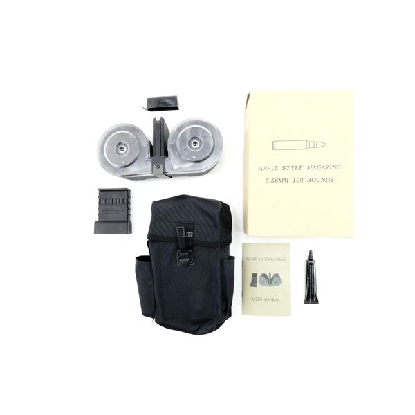 KCI AR-15 5.56MM DOUBLE DRUM RIFLE MAGAZINE