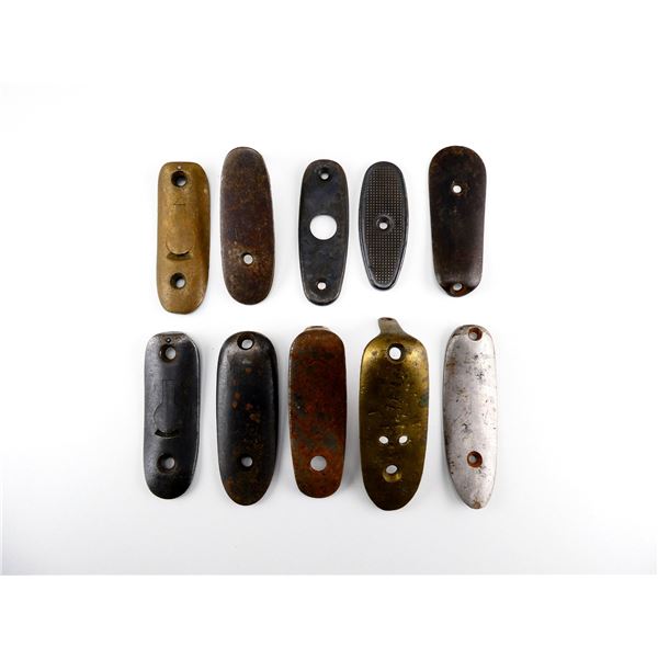 ASSORTED MILITARY BUTT PLATE LOT