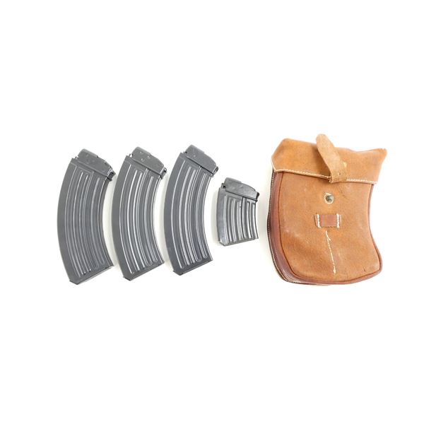 CZECH VZ58 7.62X39MM MAGAZINE AND MAG POUCH LOT