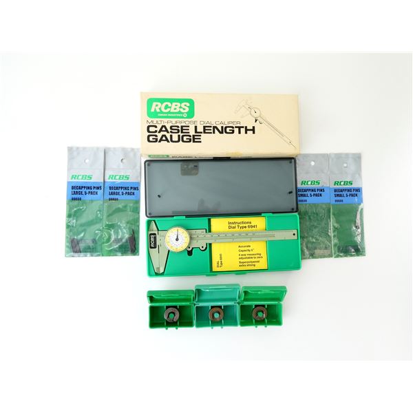 ASSORTED RCBS RELOADING ACCESSORIES LOT