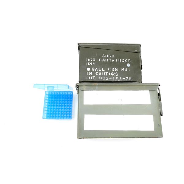 ASSORTED METAL AMMO TINS LOT