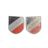 Image 1 : WWII GERMAN HEER TROPICAL TRI-COLOUR AFRIKACORPS SHIELDS