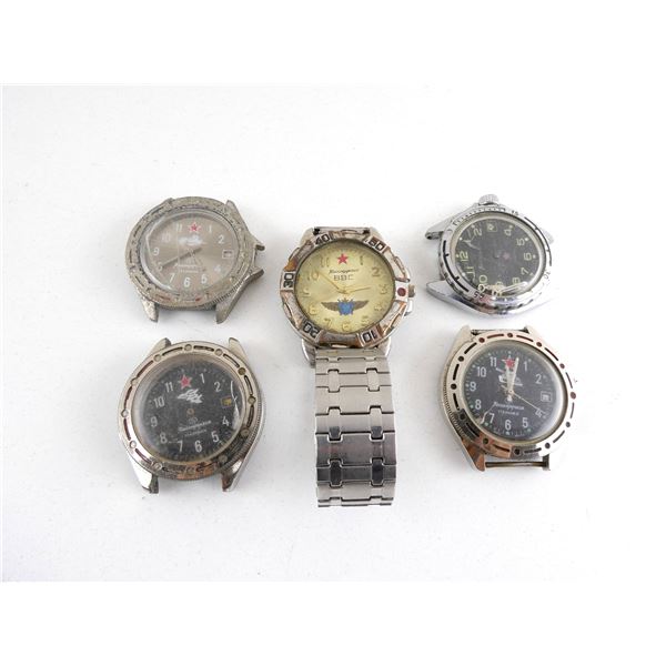 RUSSO-UKRAINIAN WAR RUSSIAN WRISTWATCH LOT