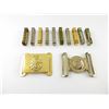 Image 1 : ASSORTED CANADIAN MILITARY BELT BUCKLES, ETC. LOT
