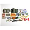 Image 1 : ASSORTED CANADIAN MILITARY / BOY SCOUTS BADGES, BUTTONS, ETC. LOT