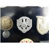 Image 9 : PRE-WWII / WWII GERMAN TINNIES / RALLY BADGES IN FRAME LOT