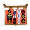 Image 2 : WWII GERMAN KRIEGSMARINE BADGES IN GLASS DISPLAY CASE LOT