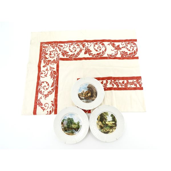 ASSORTED "JOHN CONSTABLE" DINNER PLATES, ETC. LOT