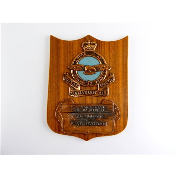 RCAF NAMED PLAQUE
