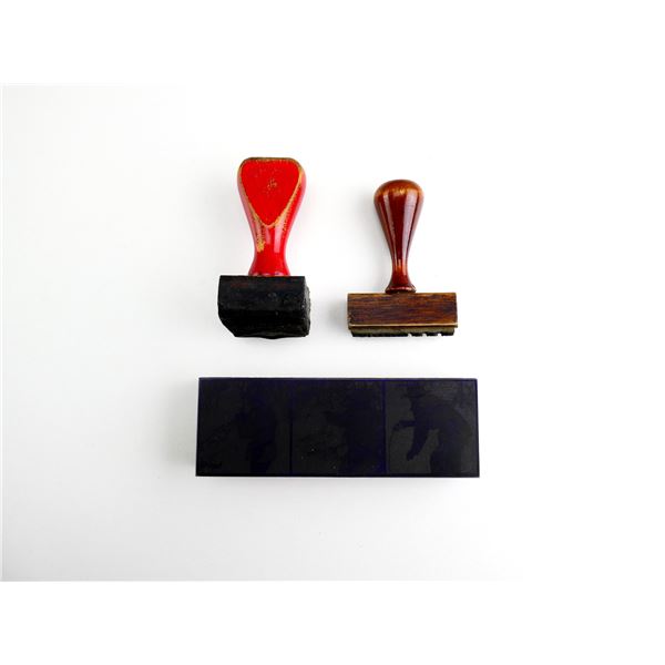 ASSORTED MILITARY / C.I.L. AMMUNITION STAMPS AND PRINTING PLATE LOT