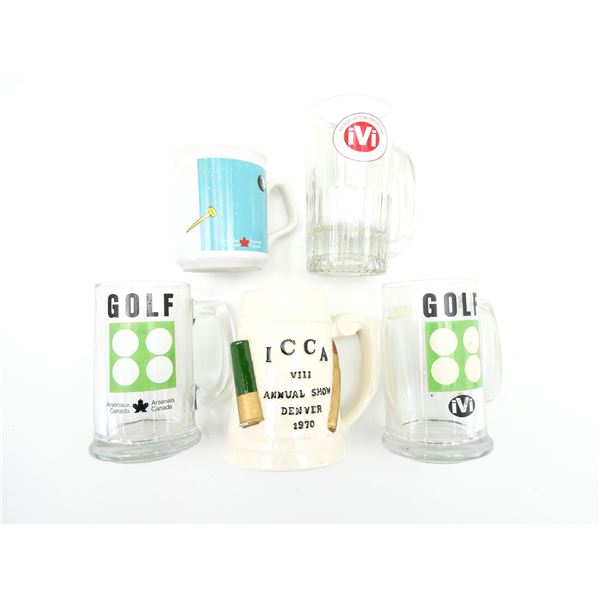 ASSORTED ARSENALS CANADA, ETC. MUGS LOT