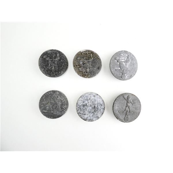 WWII GERMAN LABOUR TINNIES LOT