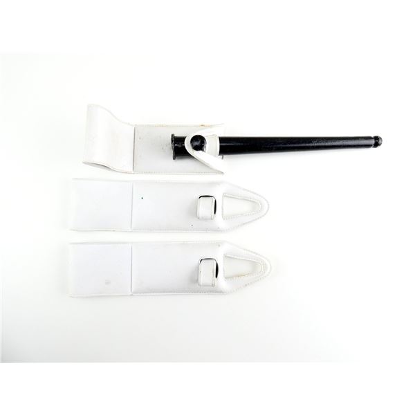 CANADIAN / BRITISH NO.4 MK I SPIKE BAYONET SCABBARD AND BAYONET FROGS LOT