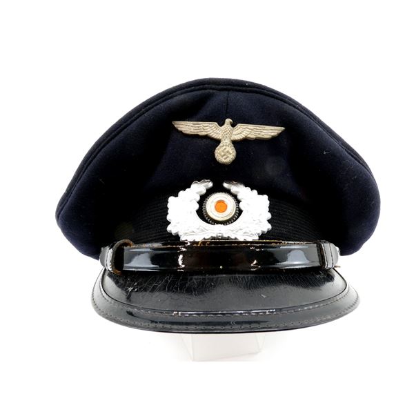 WWII GERMAN OFFICER'S PEAKED CAP