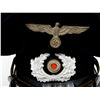 Image 5 : WWII GERMAN OFFICER'S PEAKED CAP