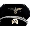 Image 5 : WWII GERMAN OFFICER'S PEAKED CAP