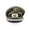 Image 1 : WWII GERMAN OFFICER'S PEAKED CAP