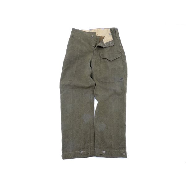 WWII CANADIAN BATTLE DRESS PANTS