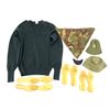 Image 1 : ASSORTED MILITARY SWEATER, INSOLES, KERCHIEF, ETC. LOT