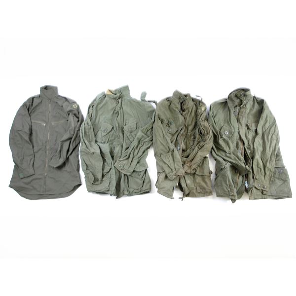 ASSORTED CANADIAN MILITARY COATS / SHIRT LOT