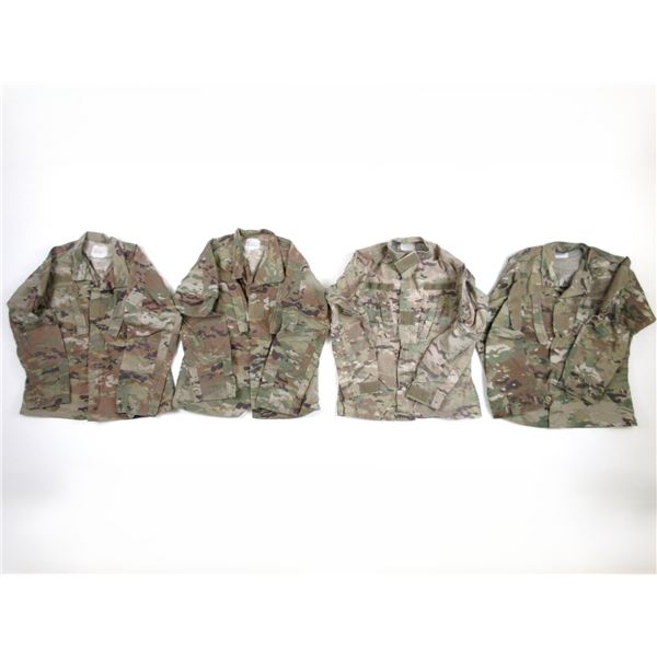 U.S. MILITARY FEMALE / UNISEX CAMO COMBAT COATS LOT