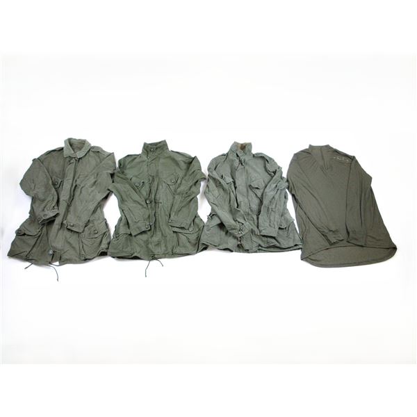 ASSORTED CANADIAN MILITARY COMBAT COATS, ETC. LOT