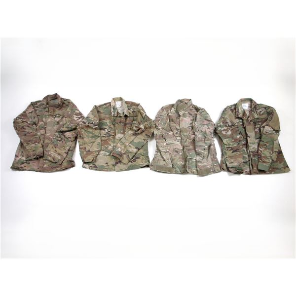 U.S. MILITARY CAMO COMBAT COATS LOT