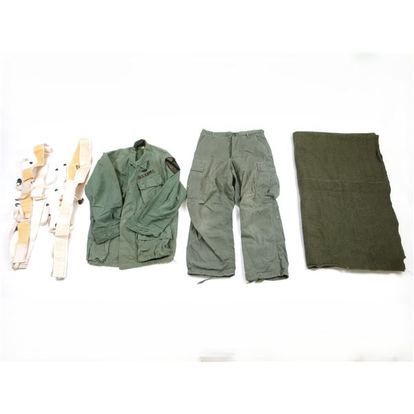 VIETNAM WAR ERA U.S. MILITARY JACKET / PANTS, ETC. LOT