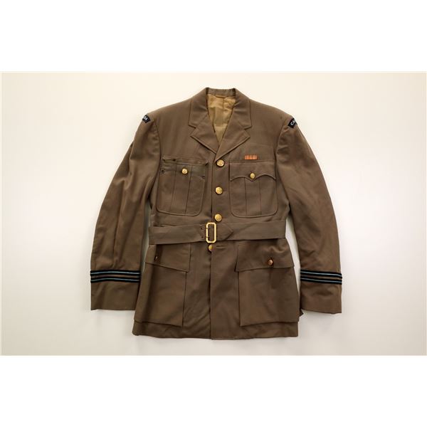 POST-WWII RCAF NAMED KHAKI FLIGHT LIEUTENANT TUNIC